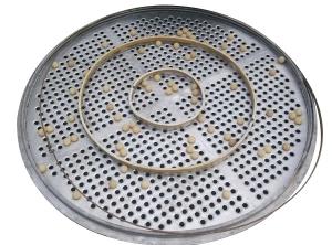 振動篩網架+沖孔板